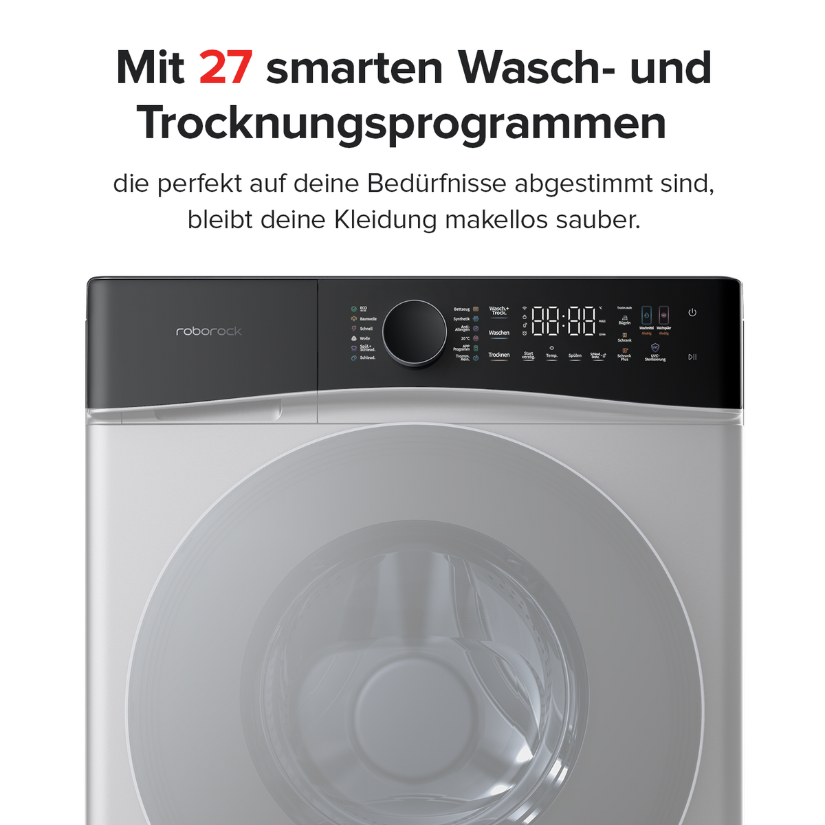 Roborock Zeo Lite Waschtrockner mit der Zeo-Cycle® Trocknungstechnologie
