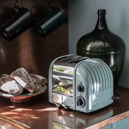Dualit Toaster Paket 1, 2er Toaster mit Brötchenaufsatz