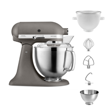 KitchenAid Artisan 5KSM185 Küchenmaschine 4,8 L Eiszubereiter Set