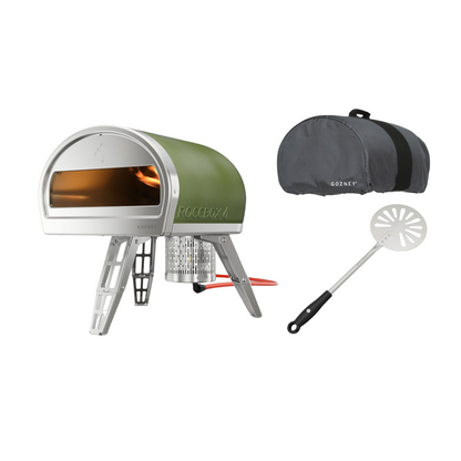Gozney Roccbox Pizzaofen Set mit Abdeckhaube